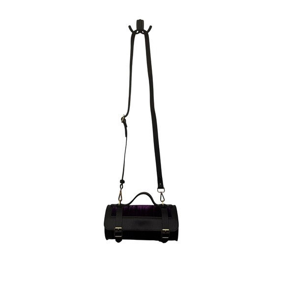 The Cambridge Satchel Company Handbags - Cambridge Satchel x Wicked Elphaba  Bag Black Leather Purple Velvet Crossbody